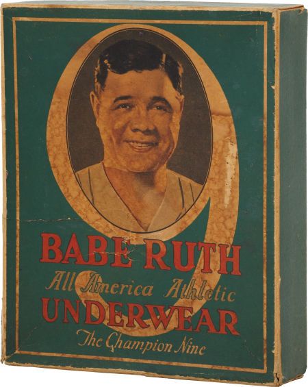 1928 Babe Ruth Underwear Box